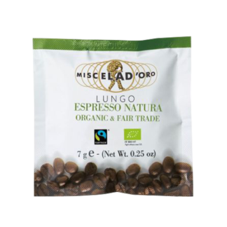 Miscela Doro Kaffeepads Espresso Natura LUNGO Bio & Fairtrade (50 Pads)